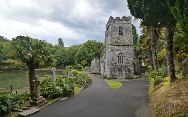 Old Church in St' Just in Roseland