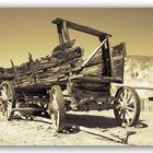 old covered wagon