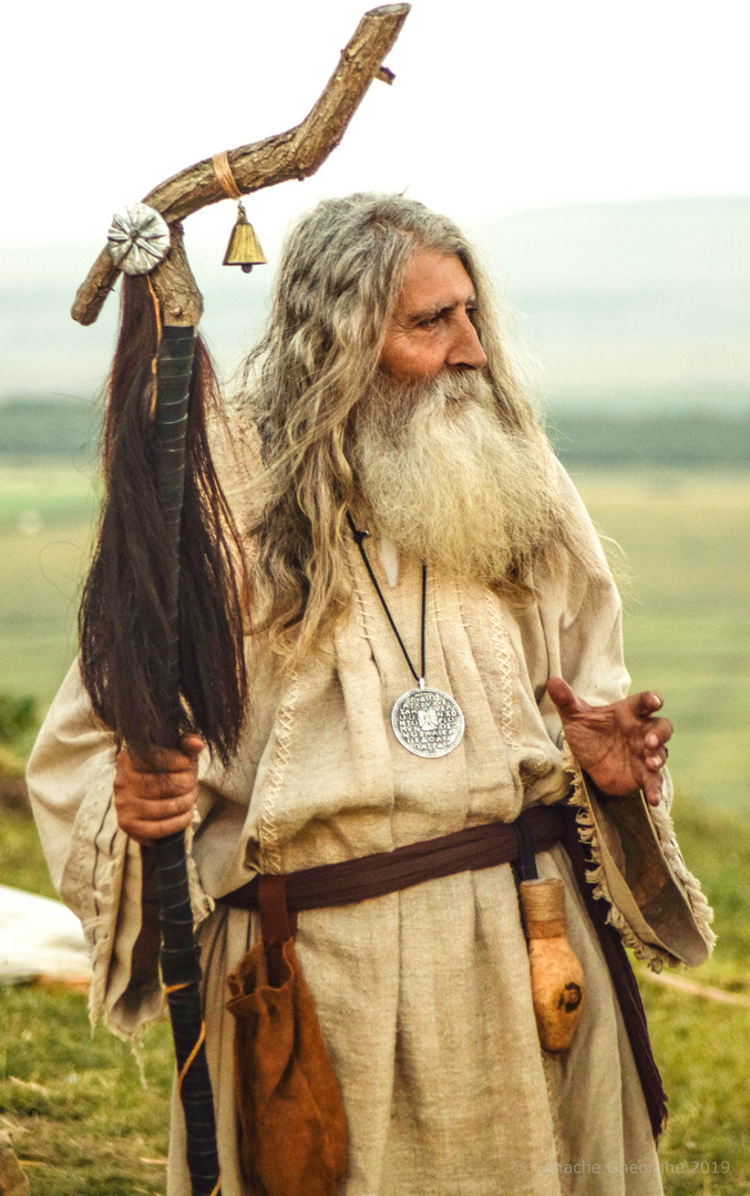 Old dacian monk