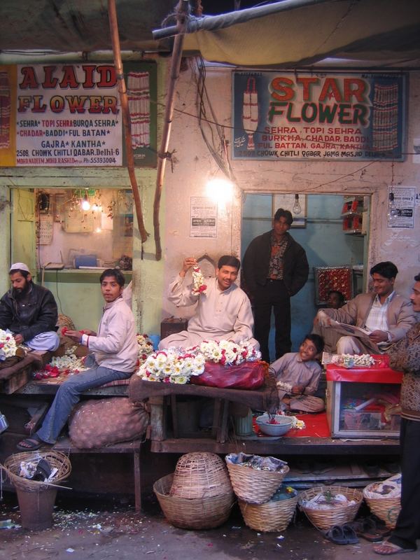 Old Delhi - flower shop