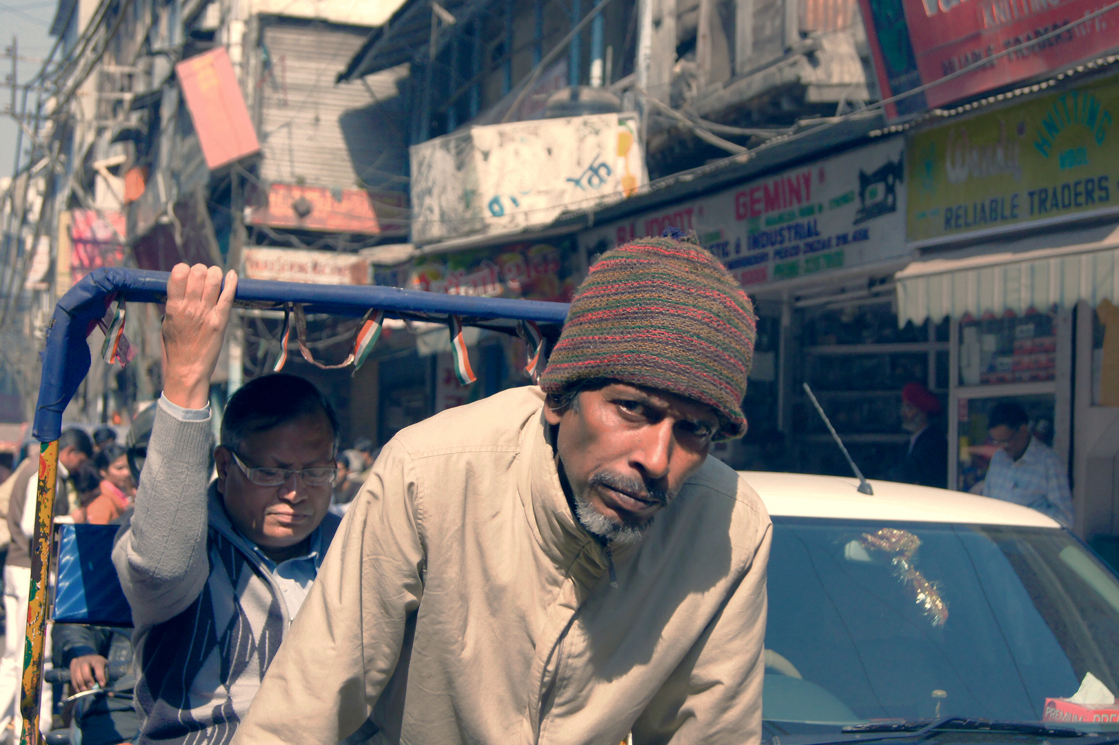 Old Delhi Rickshaw Driver