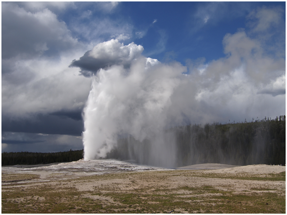 Old Faithful im Yellowstone NP