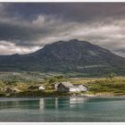 Old Farm by the Mountain by Tony