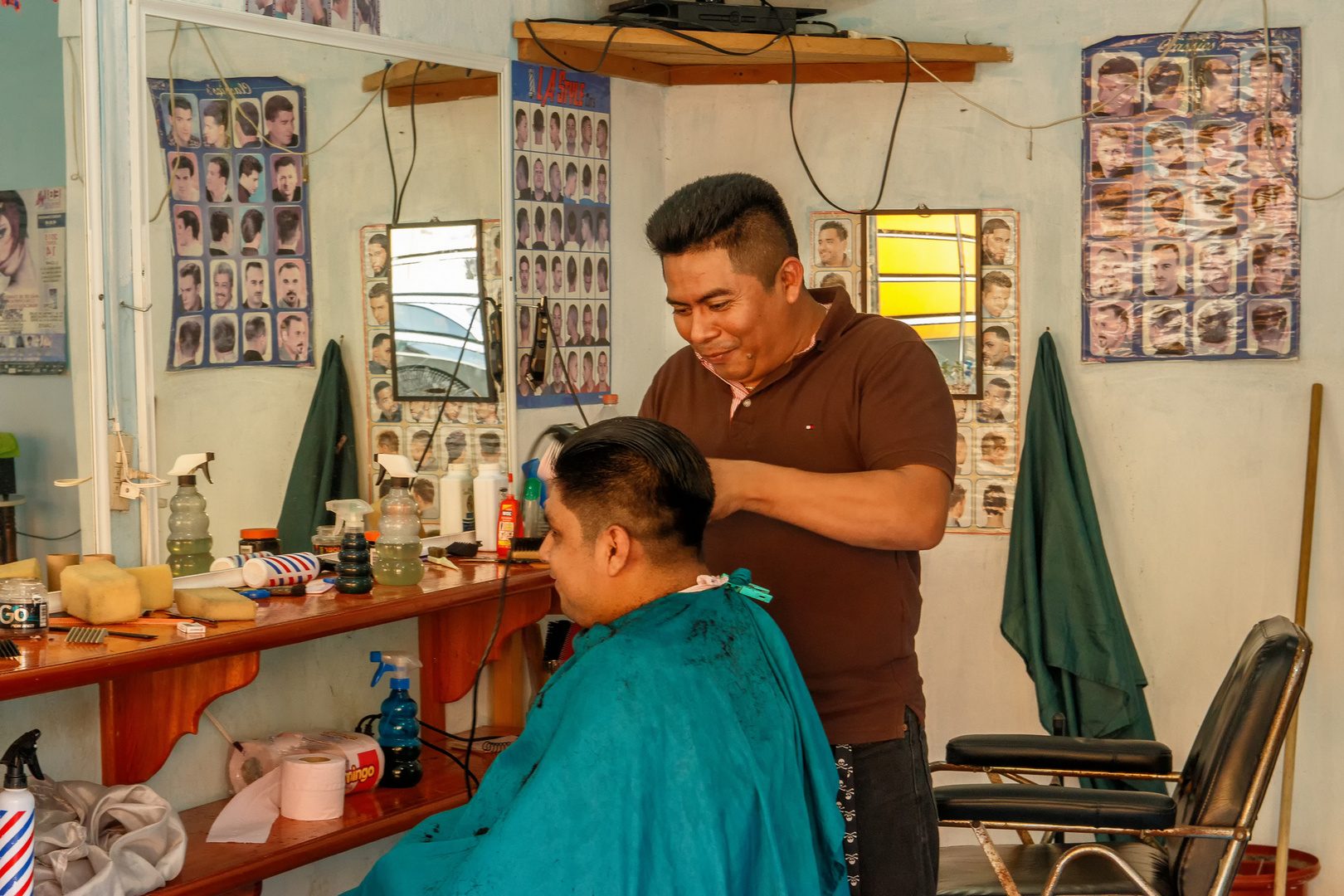 Old fashioned barber shop