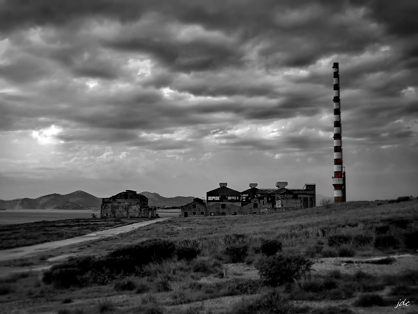 Old fertilizer factory in Piraeus, Greece