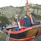 Old fishing boat.Hastings.East Sussex.England