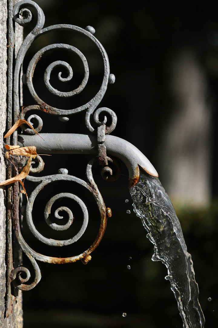 Old Fountain - Water Freeze