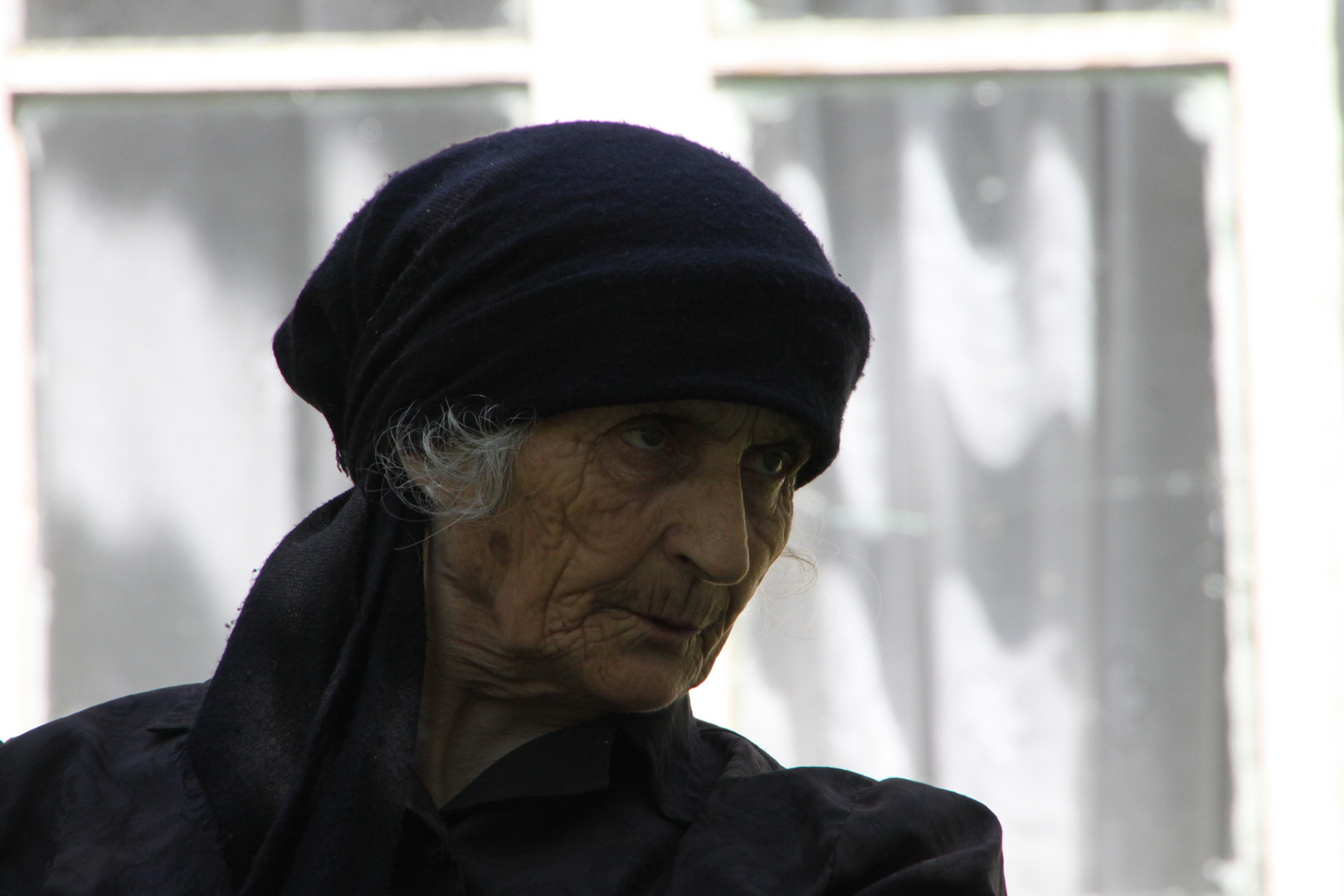 old georgian farmwoman