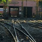 Old hangar in Maha Chai station