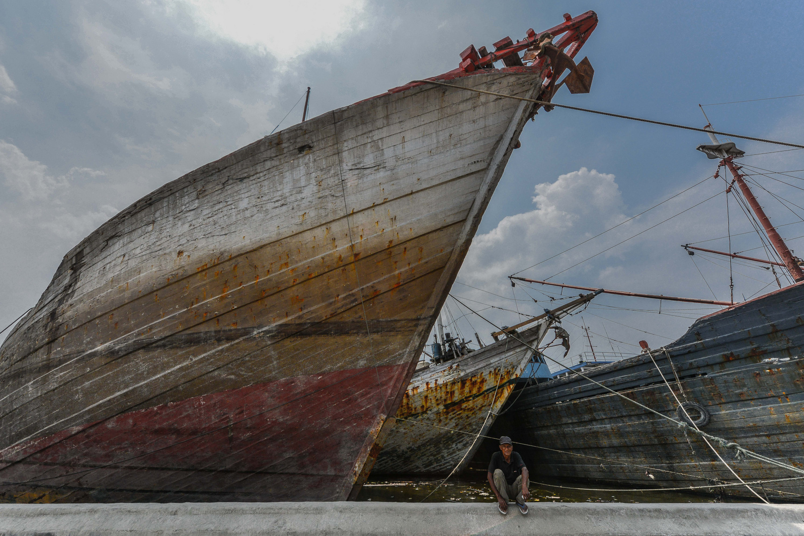 "old harbour of Jakarta"