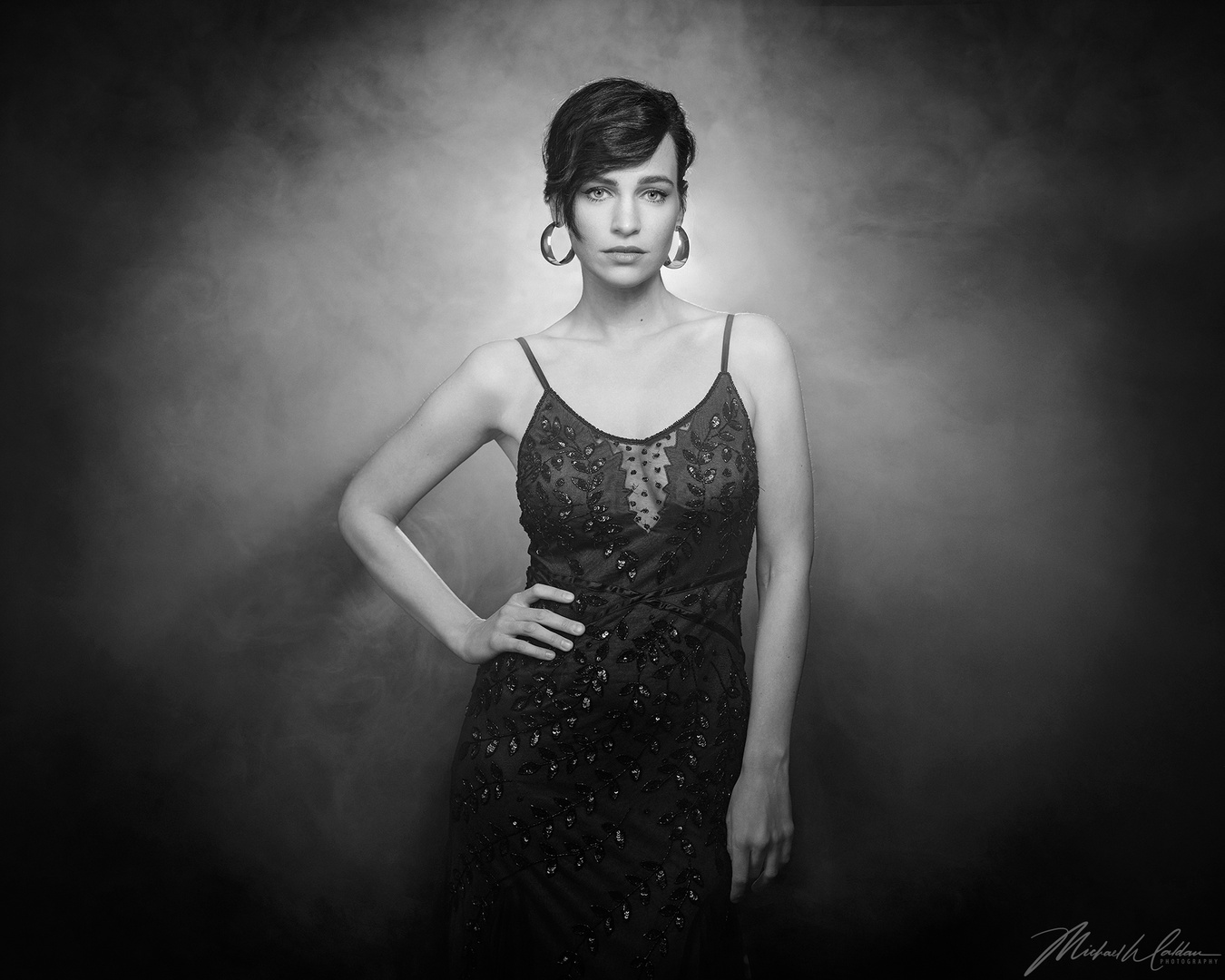 Old Hollywood Glamour Portrait
