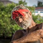 Old homeless cuban guy