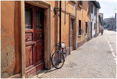 Old houses in Pesaro