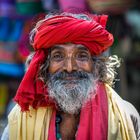 old indian man in Rishikesh, India