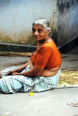 old indian shaman woman