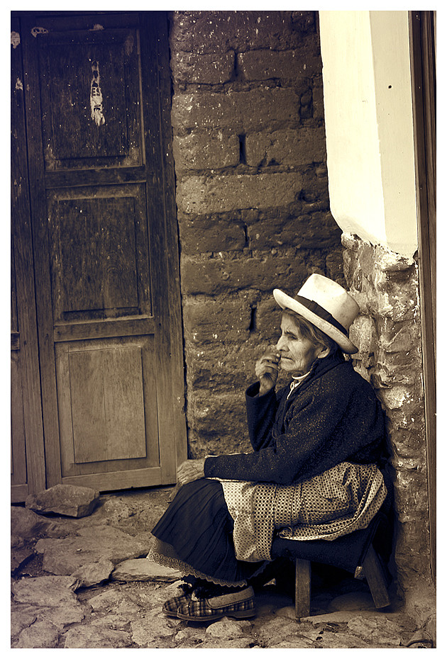 Old Indian Woman (Peru)