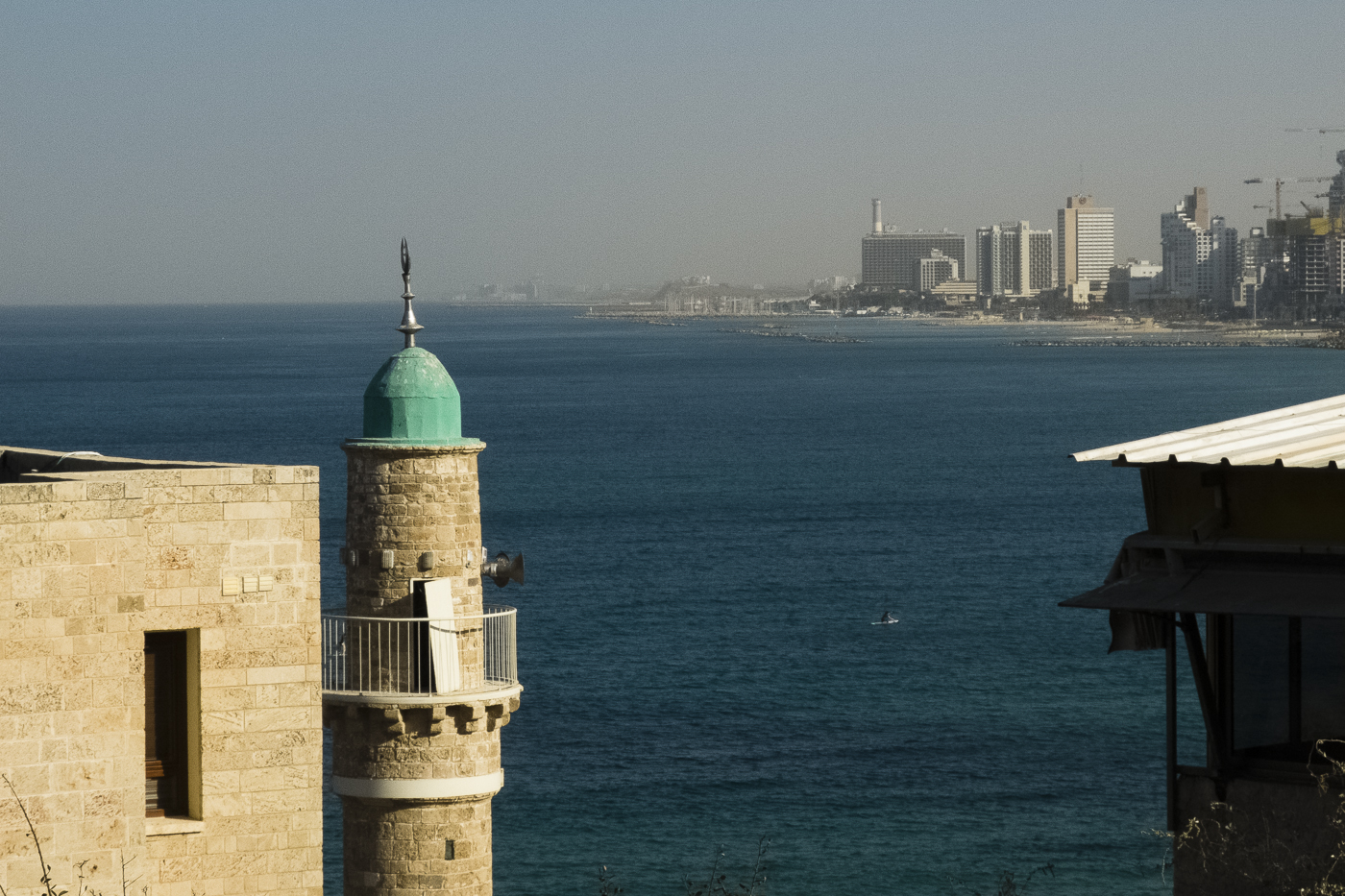 Old Jaffa blick nach Tel Aviv 