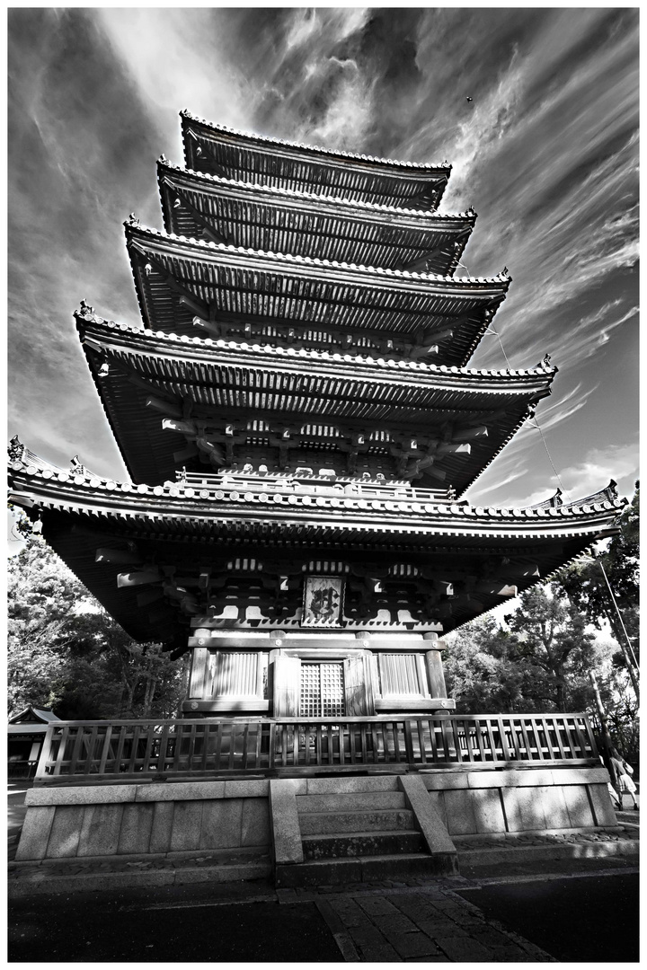 Old Japan Pagoda