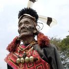 Old Konyak - Ang (King) of Oting, Mon District, Nagaland , North East India