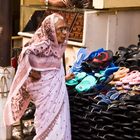 Old lady at bazar in Trivandrum