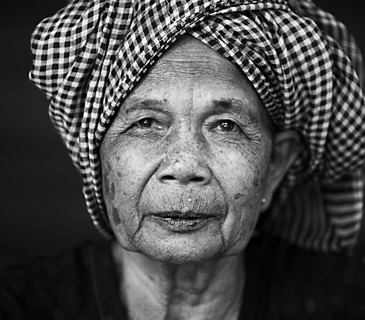 Old Lady Cambodia