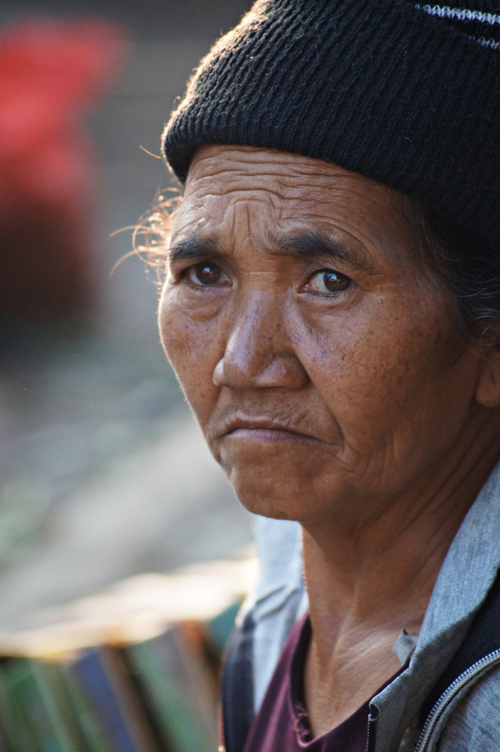 Old Lady @ Local Market in Ubud, Bali 4