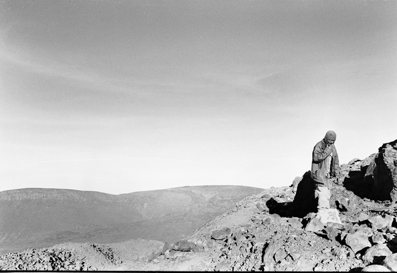 Old man and the desert