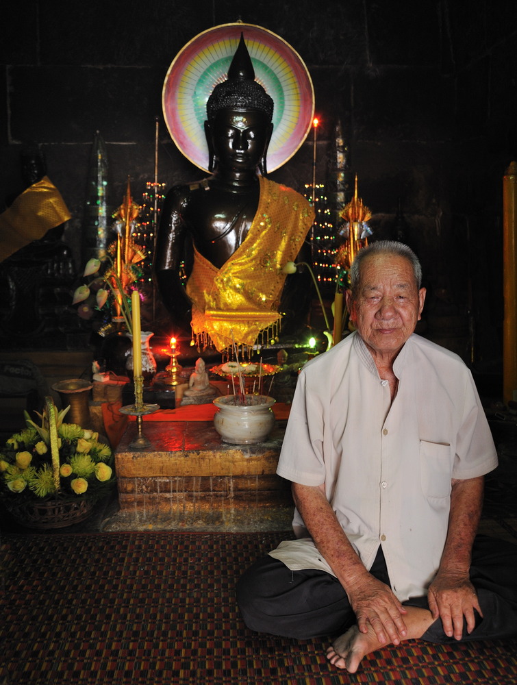 old man in the pagoda