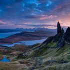 Old Man of Storr bei Sonnenuntergang