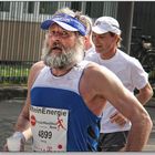 Old man running