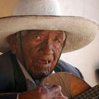Old Man singing in Paracas