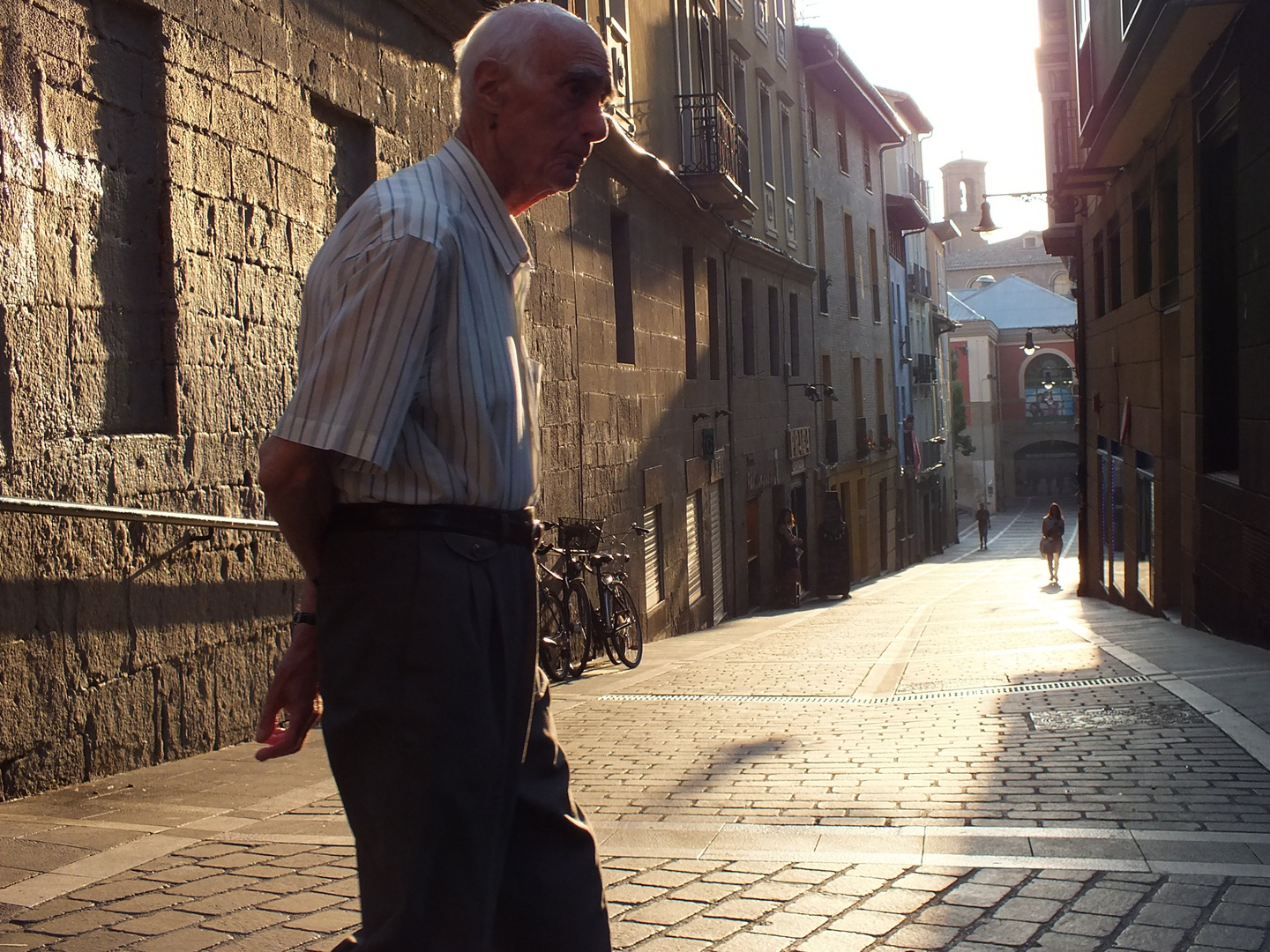 Old man walking