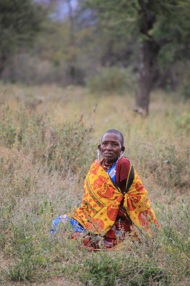 Old Masai Woman