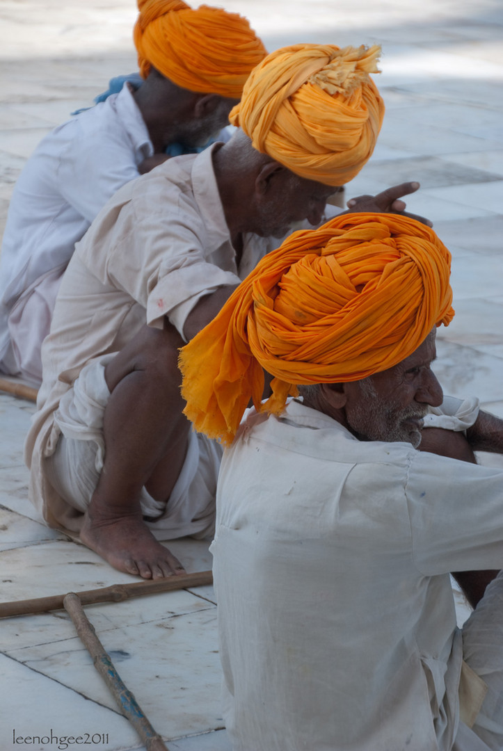 Old men in Agra