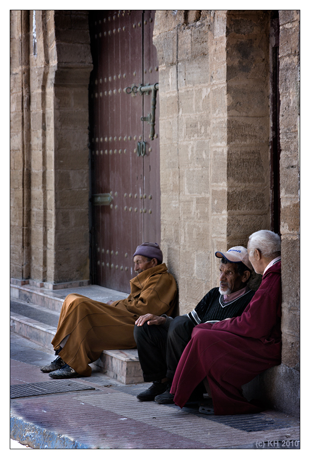 Old men in Essaouira
