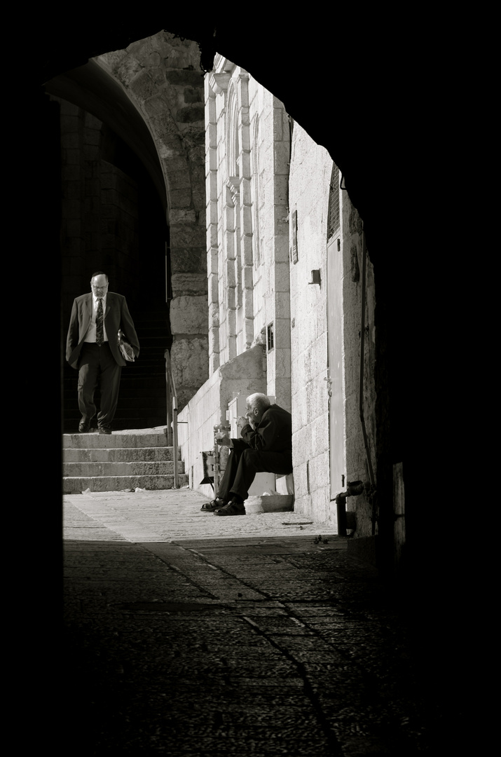 Old men in the Old City