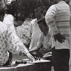 old men playing Ouk in the park