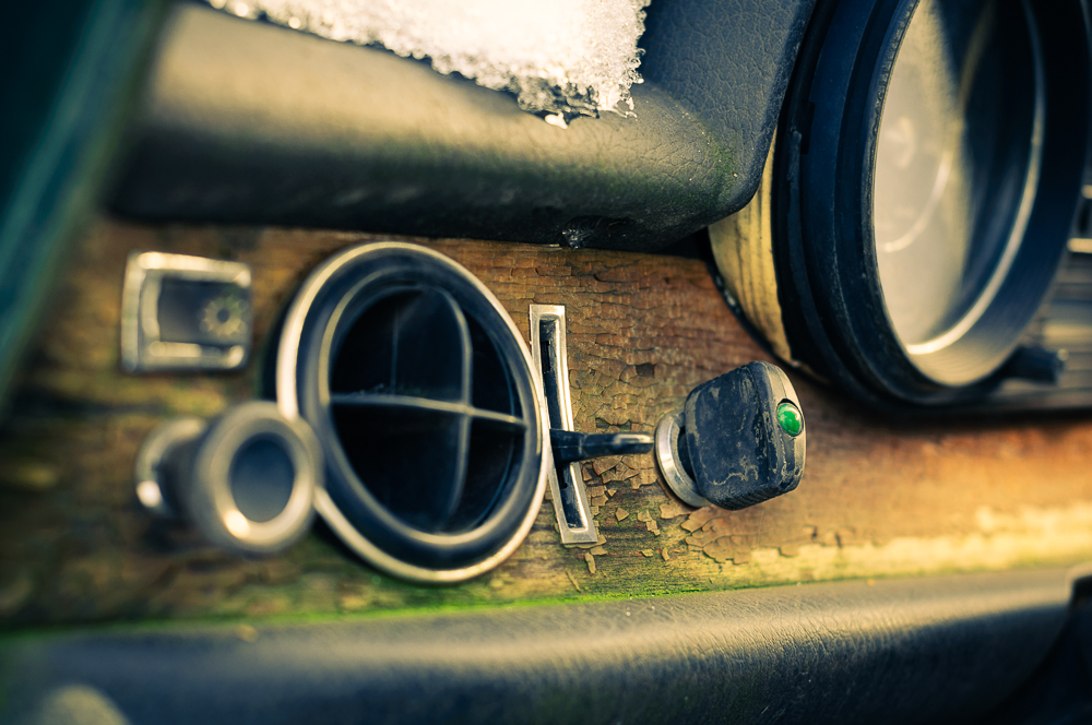 Old Mercedes Dashboard