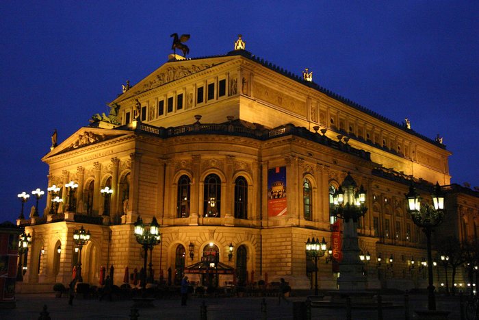 Old Opera house in Frankfurt am Main