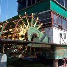 Old Paddleboat in Drydock