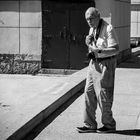 old photographer and old cannons