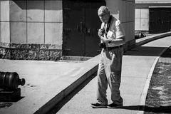 old photographer and old cannons