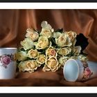 Old porcelain and roses - Altes Thomas Porzellan und Rosen....