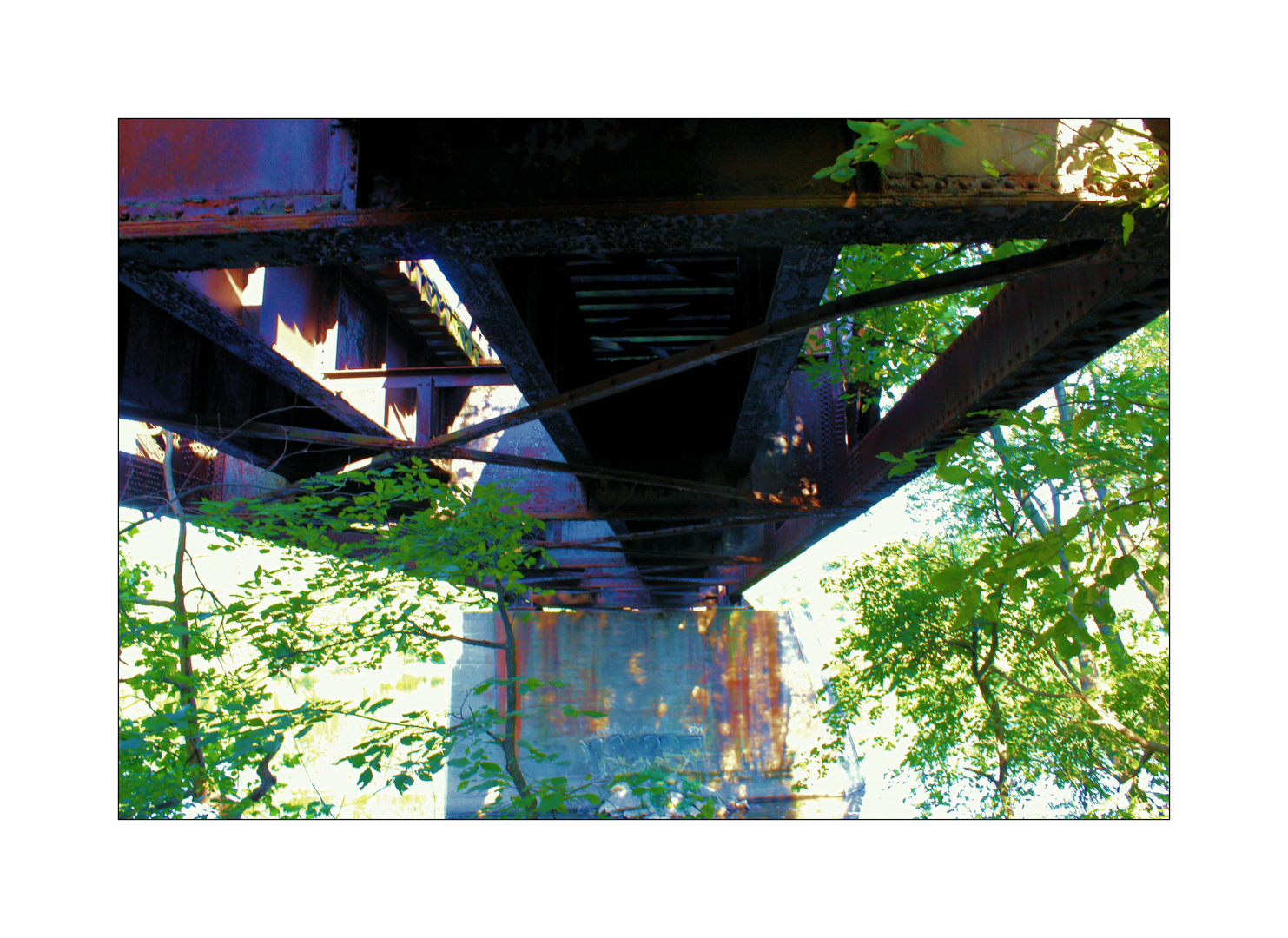 old railroad trestle