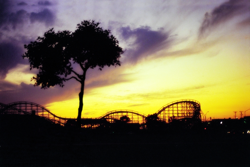 Old roller coaster