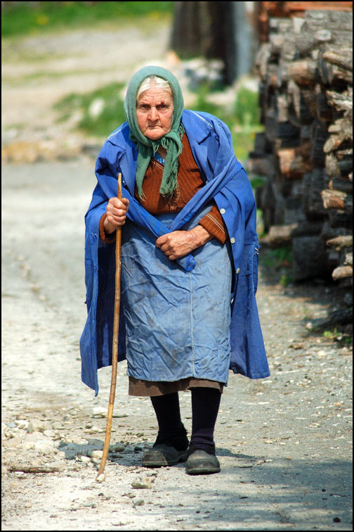 Old Rustic Woman