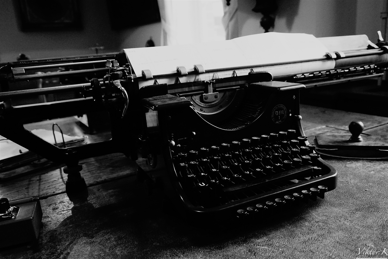 old school typewriter