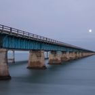 Old Seven Mile Brigde mit Vollmond