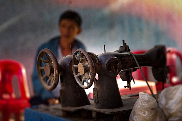 Old sewing machines