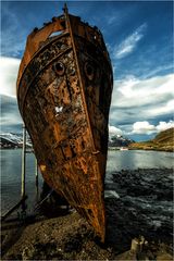 Old ship at Djúpavik..